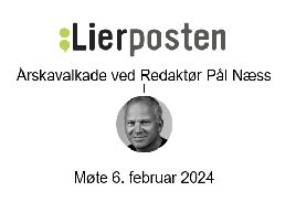 Tirsdag den 6. februar hadde vi tradisjonen tro et foredrag med Pål A. Næss fra Lierposten